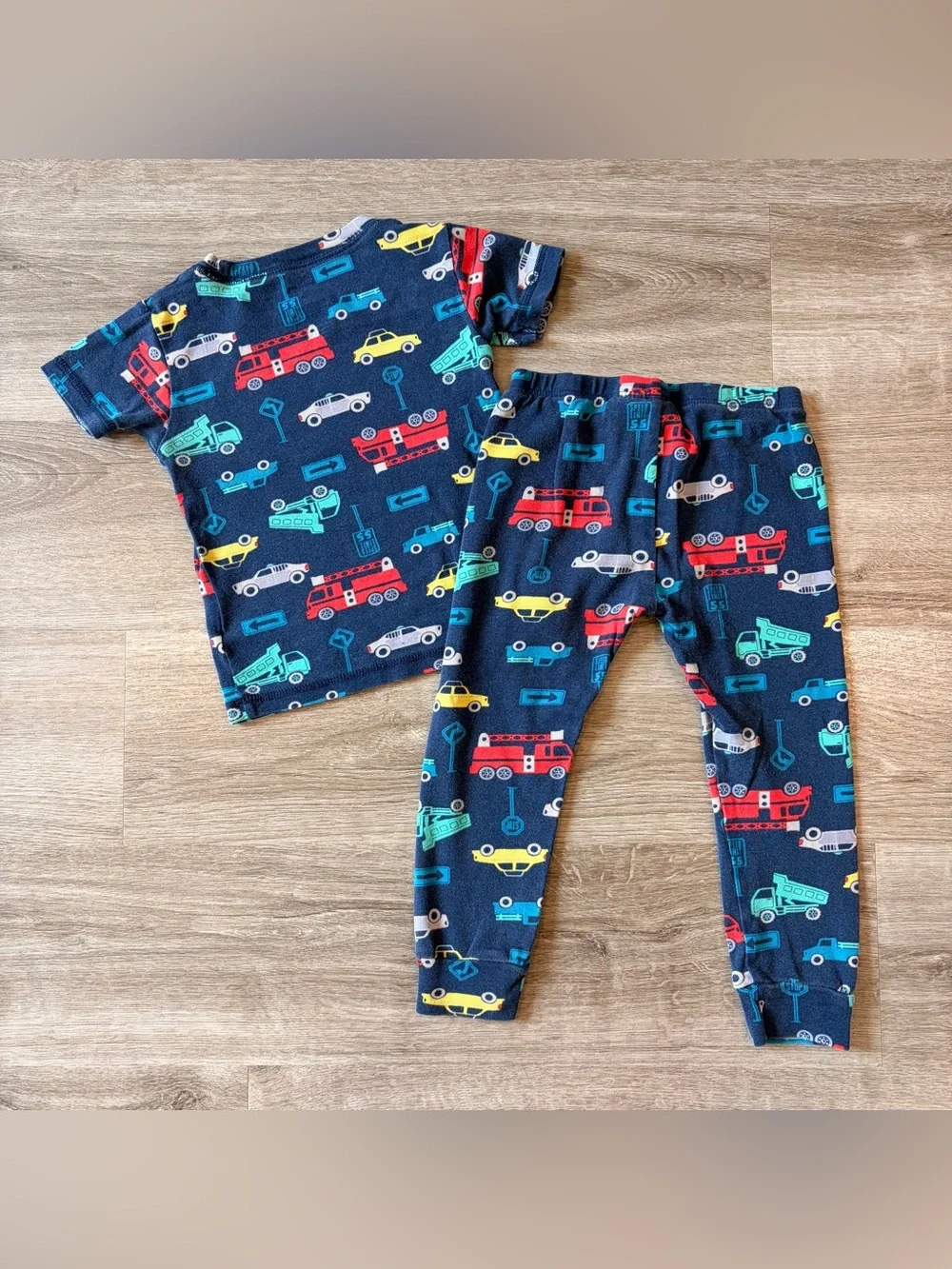 Carter's toddler boys transportation print pajama set